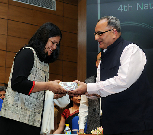 Felicitated by Shri Vimal Julka Ji, Secretary, Ministry of Information & Broadcasting copy